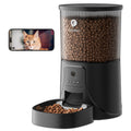 PETULTRA Automatic Cat Feeder with Camera: 5G WiFi Auto Pet Feeder Precise Timed Feeding with HD Video & 2-Way Audio, Food Dispenser with Desiccant Bag to Keep Kibble Fresh, Easy Setup for Indoor Cats