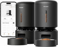 PETLIBRO Automatic Cat Feeders, WiFi Automatic Dog Feeder with APP Control, 3L Timed Cat Food Dispenser, Up to 10 Meals Per Day, Low Food Sensor, Stainless Steel Bowl, Easy to Clean, 5G & 2.4G, Black