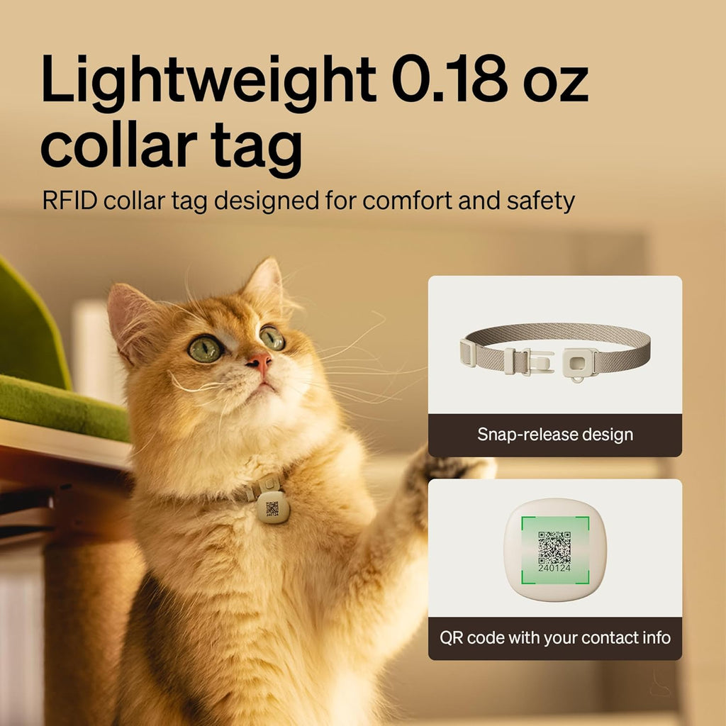 PETLIBRO Automatic Cat Feeder with RFID Collar Sensor, 5G&2.4G Wi-Fi Programmable Cat Food Dispenser, Cats Recognition & Diet Tracking for Multi-Pet Homes and Different Diets